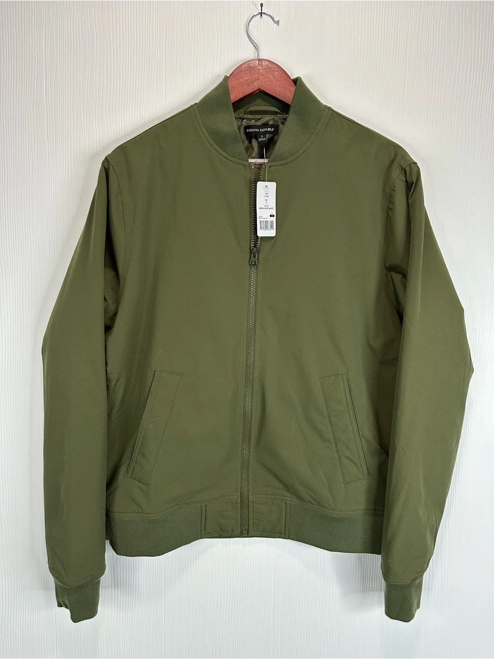 Banana Republic Olive Green Bomber Jacket